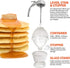 Squeeze Honey Dispenser,Plastic No Drip Maple Syrup Dispenser,Juice Jar Container Bee Drip Dispenser, Honey Pot with Stand,200ML...