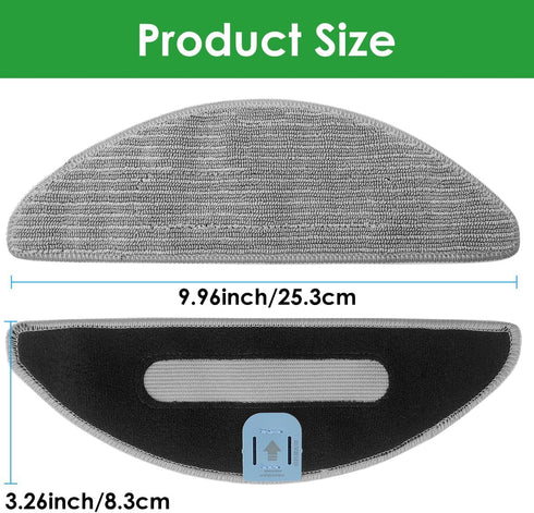 Vacuum Accessories Kit for Irobot iRobot Roomba Combo i5, i5+,j5, j5+ Robot Vacuum- 4 Mop Pads...