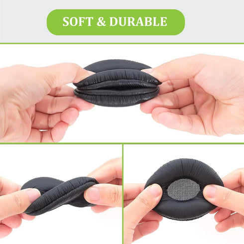 70mm Ear Pads for Sony Headphones, Replacement Ear Cushions Fits for Sony MDR-ZX100 ZX110 ZX110NC ZX110AP ZX110P ZX300 ZX310 ZX330BT ZX220BT V150 ...