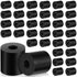 Fabbay Multi Purpose Rubber Spacer Black Rubber Bushings 3/4 Inch OD x 1/4 Inch ID x 3/4 Inch Grommets Rubber Washers for Vibration, Bolts, Home, ...