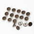 20 Sets 17mm Replacement Jeans Buttons Pants Metal Button Snap Denim Buttons Replacement Kit Suspender No Sew Buttons with Rivets...