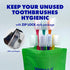 Extra Soft Toothbrush Refill for Adults Sensitive Gums and Teeth with Individual Head Covers, 14 Pcs Manual Toothbrushes - Family and Guests - Gre...