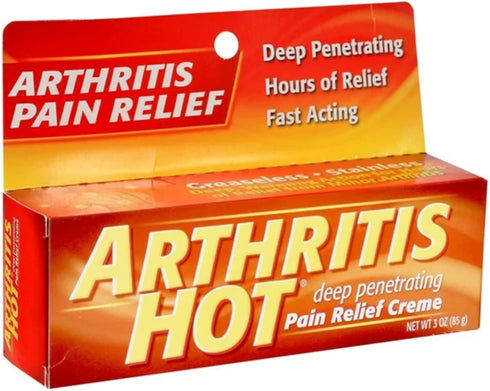 Arthritis Hot Pain Relief Creme 3 oz (Pack of 2)...