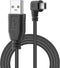 PASOW Mini USB Power Cable 90 Degree Right Angle (No Data Transfer) - USB 2.0 A-Male to Mini-B Car Vehicle Power Suppy Cord for Dash Cam (11.5FT)...