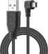 PASOW Mini USB Power Cable 90 Degree Right Angle (No Data Transfer) - USB 2.0 A-Male to Mini-B Car Vehicle Power Suppy Cord for Dash Cam (11.5FT)...