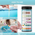 Hot Tub and Pool Test Strips - 6in1 Quick & Accurate Hot Tub, Spa, Pool Test Strips - 100 Water Test Strips, Water Test Kit with E-Book - Test Chl...