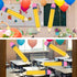 12 Pcs 27 Inch Giant Large Inflatable Pencil Back to School Graduation Decor Hanging Inflatable Pencil Classroom Decoration for Back to School Cla...