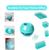 Teal Paper Clips Holder with 100pcs 1.1 inch Mint Green Paper Clips for Office Desk Organizer Accessories...