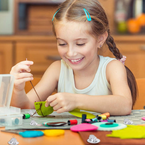 WILLBOND 200 Pieces Embroidery Needle Threader Stitch Insertion Hand Machine Sewing Tool Sizes 45 mm Aluminum Needle Threader Silver Tone Wire Loo...