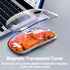 Wireless Mouse Bluetooth LED Clear Slim Silent Bluetooth Mouse 2.4G & Bluetooth Tri-Mode 2400DPI Optical Computer Mouse Portable Rechargeable Tran...