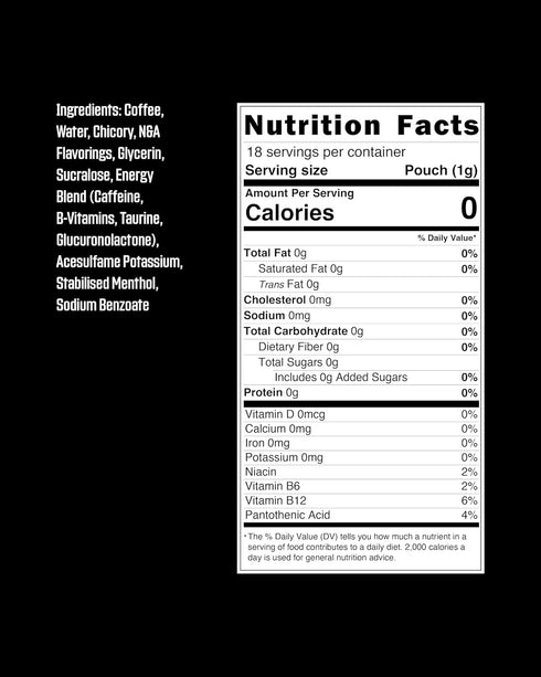 Grinds Coffee Pouches | Tobacco Free, Nicotine Free Healthy Alternative | 3 Cans of Spearmint | 18 Pouches Per Can | 1 Pouch eq. 1/4 Cup of Coffee...