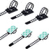 50 Pieces Cable Management Desk Wire Organizer Cable Ties Zip Ties Adhesive Cord Clips Cord Keeper Desk Wire Management...
