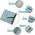 GAEKEAO Small Wallet for Women Leather RFID Blocking Credit Card Holder Organizer Mini Bifold Zipper Coin Purse...