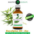 ELP Pure Eucalyptus Essential Oil - Pure and Natural, for Aromatherapy, Massage, Topical & Household Uses - 2 fl oz...