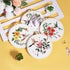 Embroidery Kit for Beginners with Hummingbird Pattern and Instructions,4 Pack Cross Stitch Kits,2 Wooden Embroidery Hoops,Threads and Needles,Need...