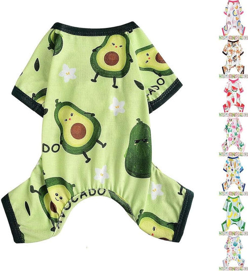 Dog Pajamas for Small Dogs, Chihuahua Pajamas, Puppy Clothes, Extra Small Puppy Pjs, Soft Pet Onesies,Dog Shirts Chihuahua Yorkie Teacup Cat Cloth...