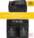 BM Premium EN-EL14A Battery for Nikon D3100, D3200, D3300, D3400, D3500, D5100, D5200, D5300, D5500, D5600, DF, Coolpix P7000, P7100, P7700 Digita...