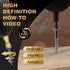 6 Pieces Gold Screw Extractor Kit,HSS 4341 Damaged Screw Extractor Set,Remover for Stripped Head Screws Nuts & Bolts Drill Bit Tools...