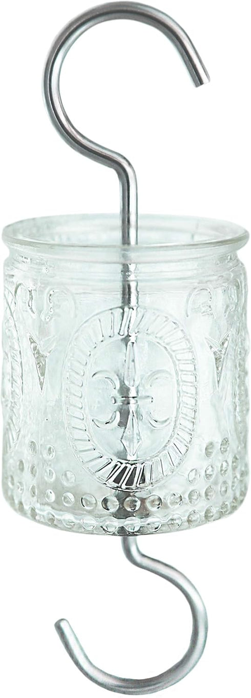 Vintage Clear Glass Ant Moat for Hummingbird Feeder...