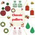 10 Pcs Christmas Silk Screen for Polymer Clay Silk Screen Stencils for Polymer Clay Earrings Polymer Clay Stencil Reusable Silkscreen Print Kit fo...