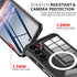 Hekodonk for Galaxy A35 5G/A55 5G Case,Compatible with MagSafe,Built-in 9H Tempered Glass Screen Protector & 2X Camera Lens Protector Full Body Sh...