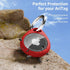 Airtag Holder Air Tag Case with 2 Keychains, Waterproof TPU Shell Protective Case with All Metal Keychain Stainless Steel Key Ring Clip, Airtag Ac...
