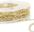 ALEXCRAFT 33 Feet 2MM 14K Gold Plated Cable Link Chain Rolls for Jewelry Making with Lobster Clasps and Jump Rings (Tarnish-Resistant)...