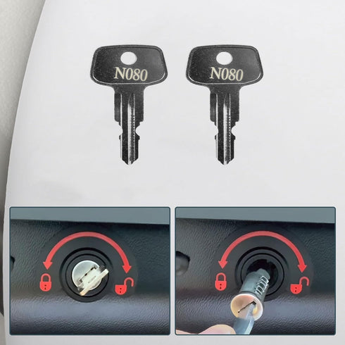 Key for Thule Key Replacement,for Roof Racks, Carriers, Crossbars Key etc,(Codes N080)...