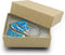 TheDisplayGuys - 25-Pack #11 Cotton Filled Cardboard Paper Jewelry Boxes Gift Case - Kraft Brown (2.1" x 1.8" x 0.8") - for Shipping or Storage...