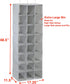 Simple Houseware Hanging Closet Organizers 24 Section Shoe Shelves, Gray...