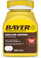 Bayer Genuine Aspirin 325 mg, Pain Reliever and Fever Reducer, Powerful Pain Relief of Headache, Muscle Pain, Minor Arthritis Pain, Back Ache, Too...