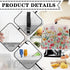 Floral Stand Mixer Cover for Kitchen Aid Mixers Accessories, Mixer Cover for Stand Mixer with Pockets, Suitable for Kitchen Mixer Cover...
