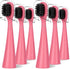 Compatible with Burst Kids Electric Toothbrush Replacement Heads with Dust Cover Caps, for Burst Kids Toothbrush,6 Pack, Light Pink...