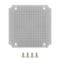 LeMotech Junction Box Mounting Plate ABS Plastic Internal Panel w/Screws for Installation on Electrical Box with Latches 7.2"x7.2"...
