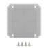 LeMotech Junction Box Mounting Plate ABS Plastic Internal Panel w/Screws for Installation on Electrical Box with Latches 7.2"x7.2"...