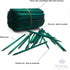 Royal Imports Green Wood Plant Stake, Floral Picks, Wooden Sign Posting Garden Sticks (Approx 100 Pcs) - 6 Inch...
