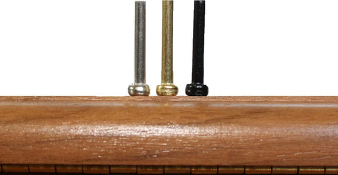 WE Games Standard Metal Cribbage Pegs with Velvet Pouch - Set of 6 (3 Brass, 3 Silver)...