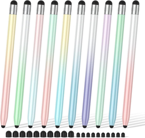 Stylus Pen for Touchscreen, 10Pcs High Sensitivity & Precision Capacitive Stylus Pen for iPad, iPhone, Android Smartphone, Tablets and All Univers...