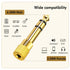 Headphone Adapter 6.35mm (1/4 Inch) Male to 3.5mm (1/8 Inch) Female and 3.5 mm Male Plug to 6.35 mm Female Jack, Audio Stereo TRS Converter Adapte...