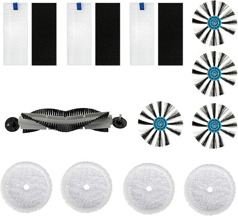 SpinWave 3115 Accessories Kit Compatible With Bissell 3115 EV675 SpinWave Hard Floor Expert Wet and Dry Robot Vacuum, 15 Pack...