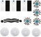 SpinWave 3115 Accessories Kit Compatible With Bissell 3115 EV675 SpinWave Hard Floor Expert Wet and Dry Robot Vacuum, 15 Pack...