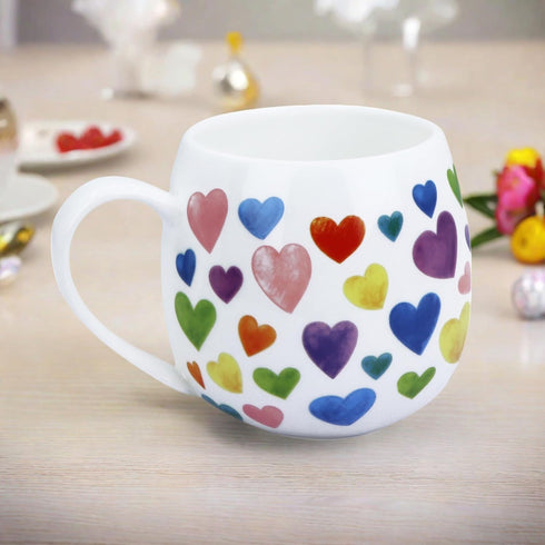 Cute 11oz Bone China Coffee Mugs - Christmas & Birthday Gifts for Women & Friends...