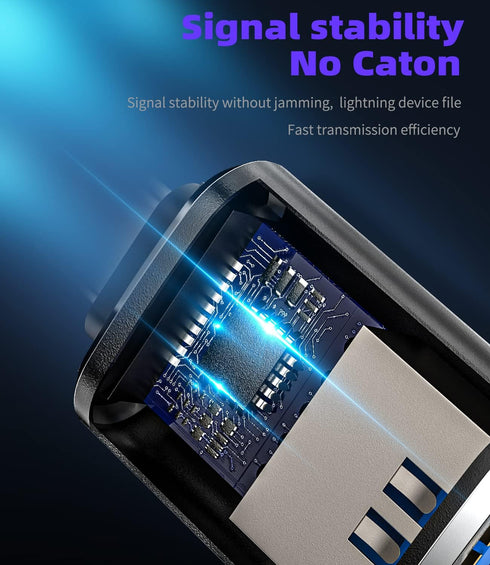 zoyuzan Compatible for Lightning Male to USB 3.0 Female Adapter OTG Cable Compatible with iPhone 11 12pro max Mini Xr X xs 8 7 se Plus iPad Air,Ca...