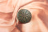 Bezelry 10 Pieces Tribal Sun Metal Shank Buttons. 23mm (7/8 inch) (Copper Green)...