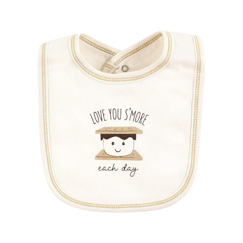 Touched by Nature Unisex Baby Organic Cotton Bibs, Fall Food, One Size...