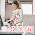 Cute Apron with 2 Pockets for Women, Adjustable Neck Strap and Long Waist Ties Cotton Cooking Baking Aprons, Use as a Kitchen and Chef Apron, Arti...