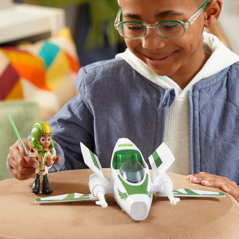 Star Wars: Young Jedi Adventures Jedi Pilot Kai Brightstar, 4-Inch Scale Action Figure Ship, Toys, Preschool Toys for 3 Year Old Boys & Girls...