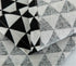 Microwave Oven Cover Dust Oil Proof Cloth with Storage Pockets Cotton Linen Kitchen Toaster Appliance Protector (Black triangle)...