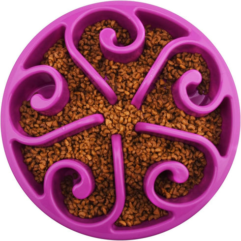 Slow Feeder Dog Bowls Fun Feeder Slo Bowl Puzzle Feeder Dog Bowls Dog Food Bowl Dog Slow Feeder Bowls Slow Feeder Dog Bowls Large Breed, Small Bre...