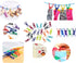 30 Pcs 2 Inch 10 Different Random Colors Chip Clips, PVC Coating High Elasticity Strength Clothes Pins, Food Clips and Bag Clips...